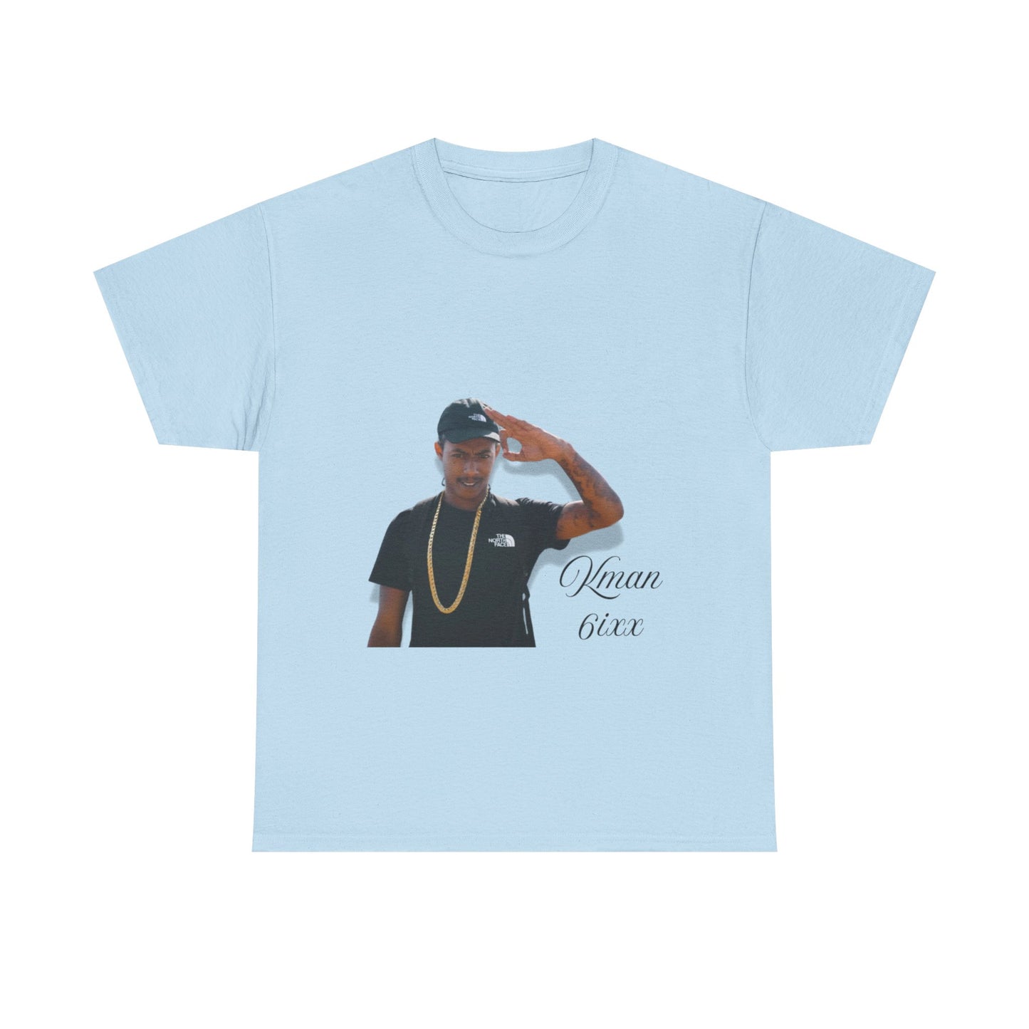 Kman 6ixx Graphic Tee, Unisex Cotton T-Shirt, Streetwear, Casual Outfits