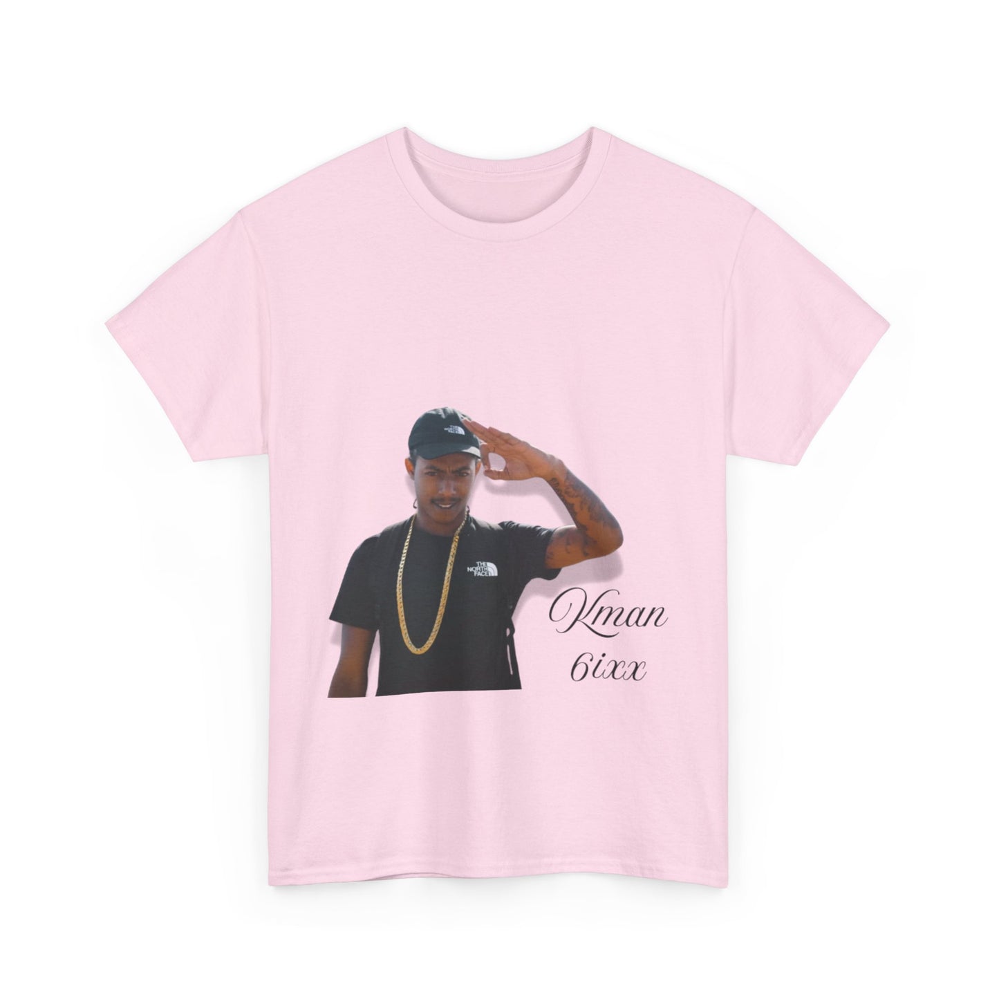 Kman 6ixx Graphic Tee, Unisex Cotton T-Shirt, Streetwear, Casual Outfits