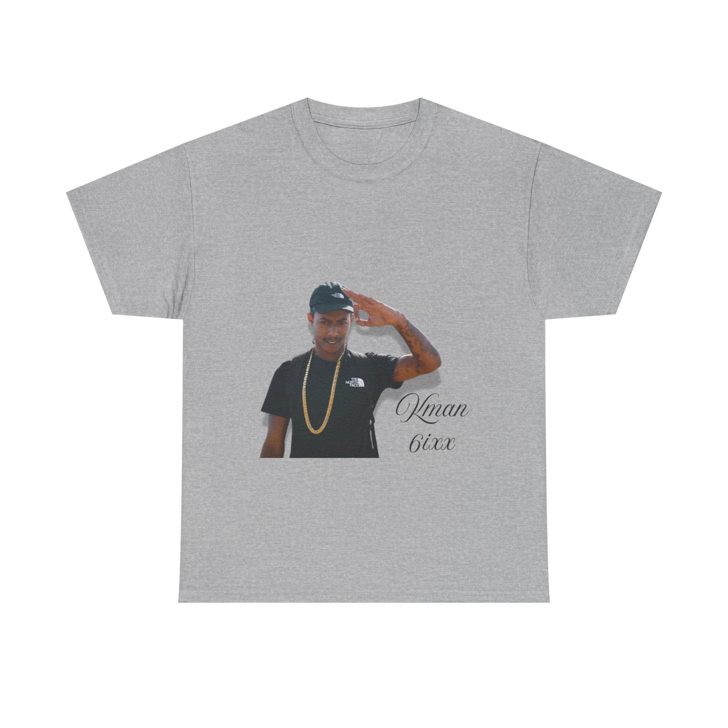 Kman 6ixx Graphic Tee, Unisex Cotton T-Shirt, Streetwear, Casual Outfits