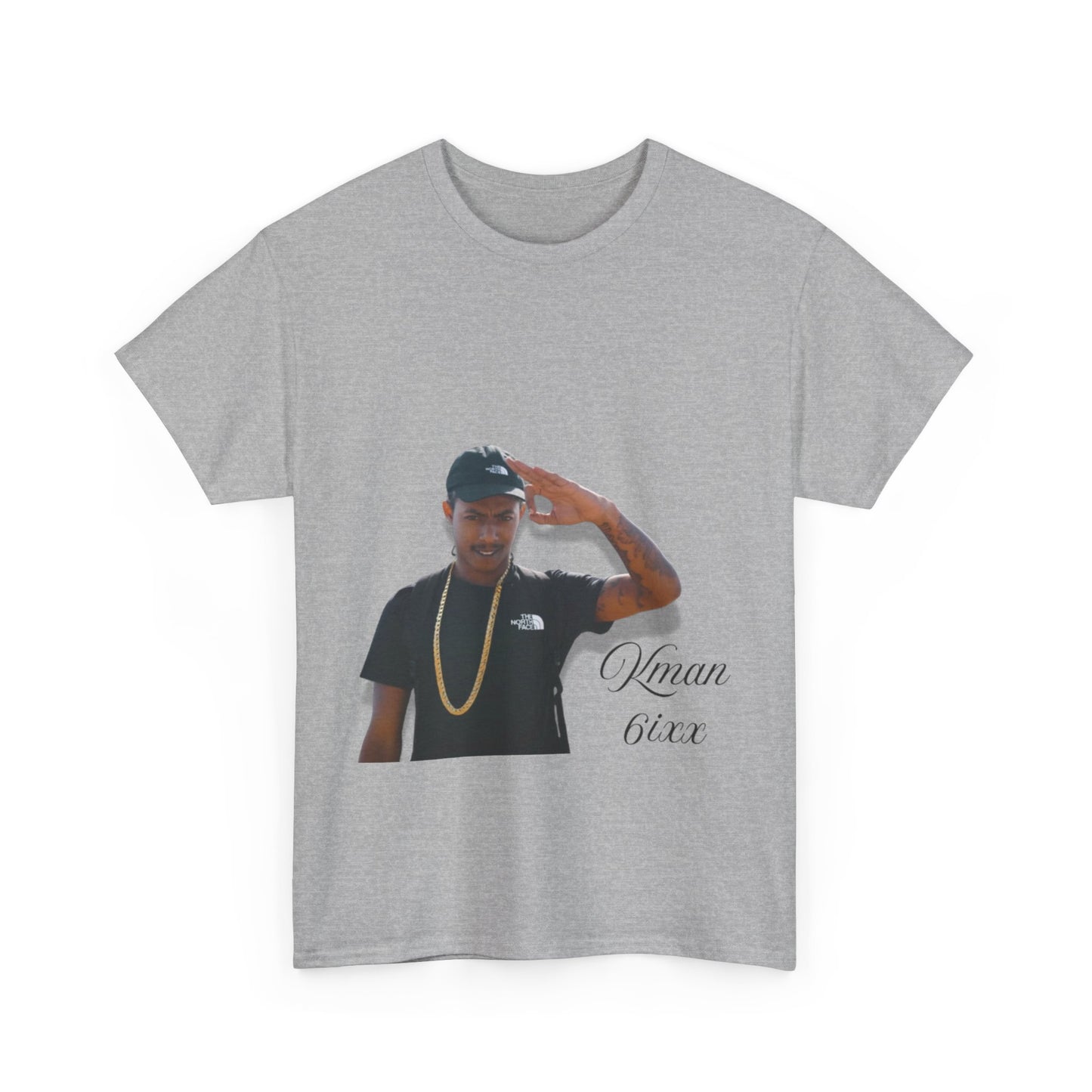 Kman 6ixx Graphic Tee, Unisex Cotton T-Shirt, Streetwear, Casual Outfits