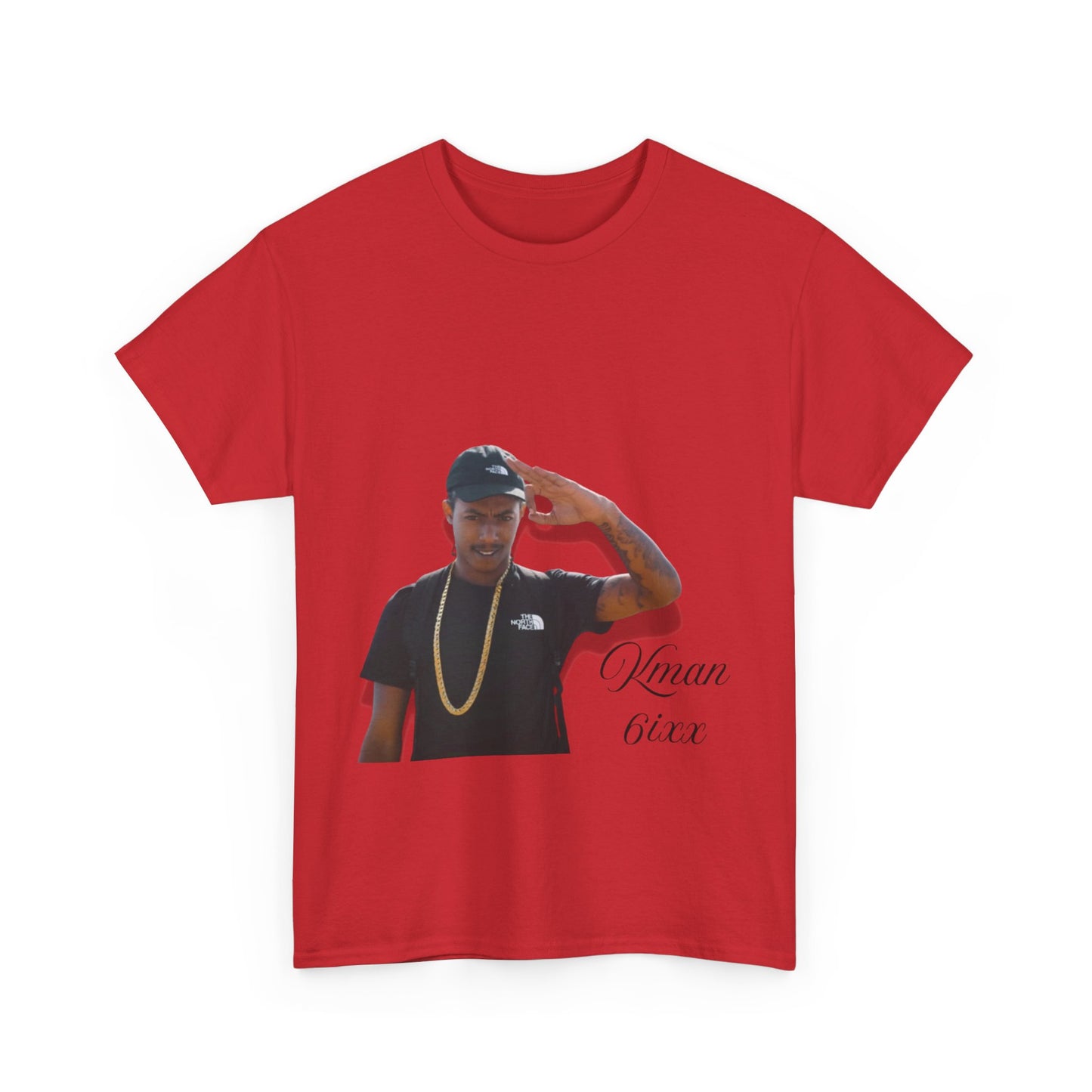 Kman 6ixx Graphic Tee, Unisex Cotton T-Shirt, Streetwear, Casual Outfits