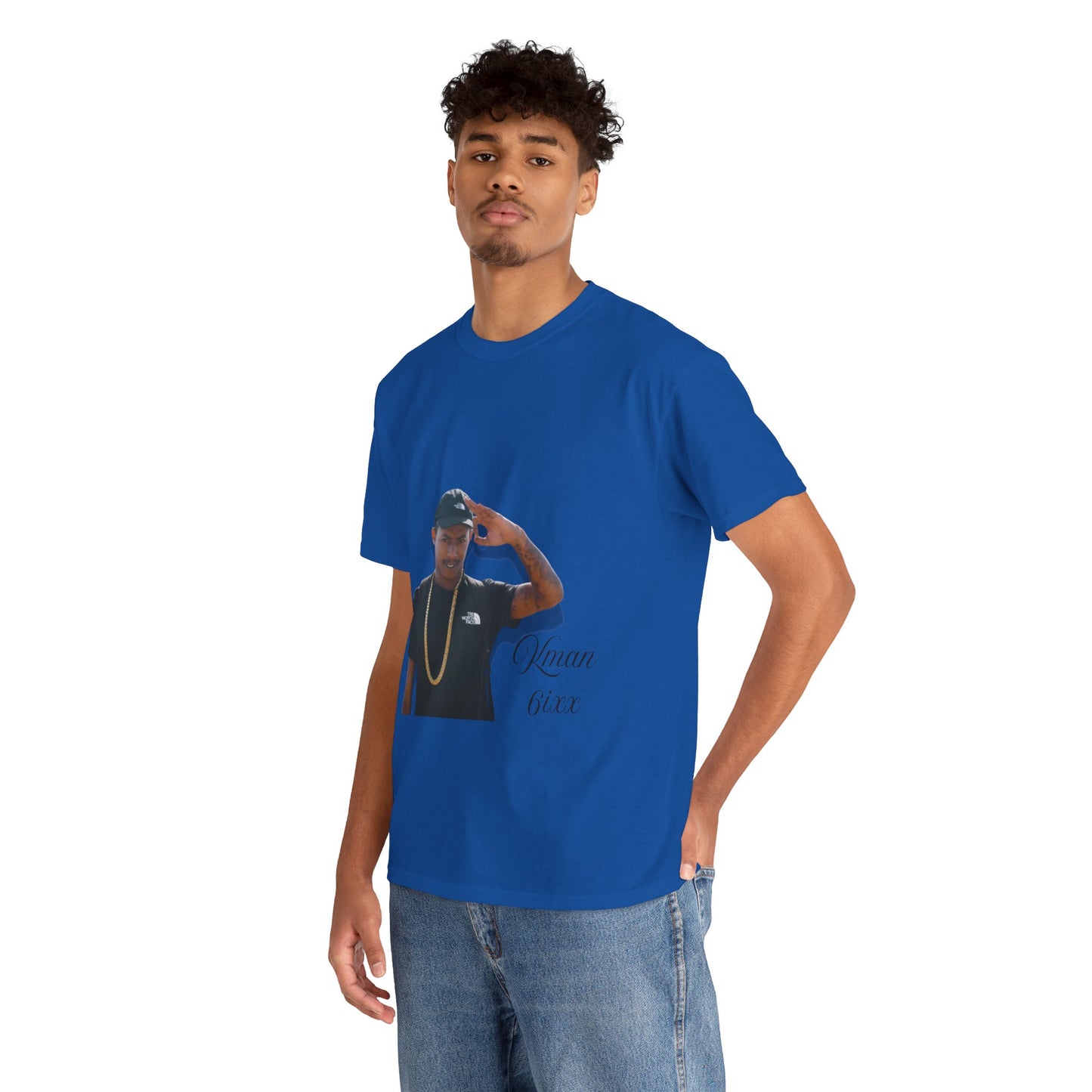 Kman 6ixx Graphic Tee, Unisex Cotton T-Shirt, Streetwear, Casual Outfits
