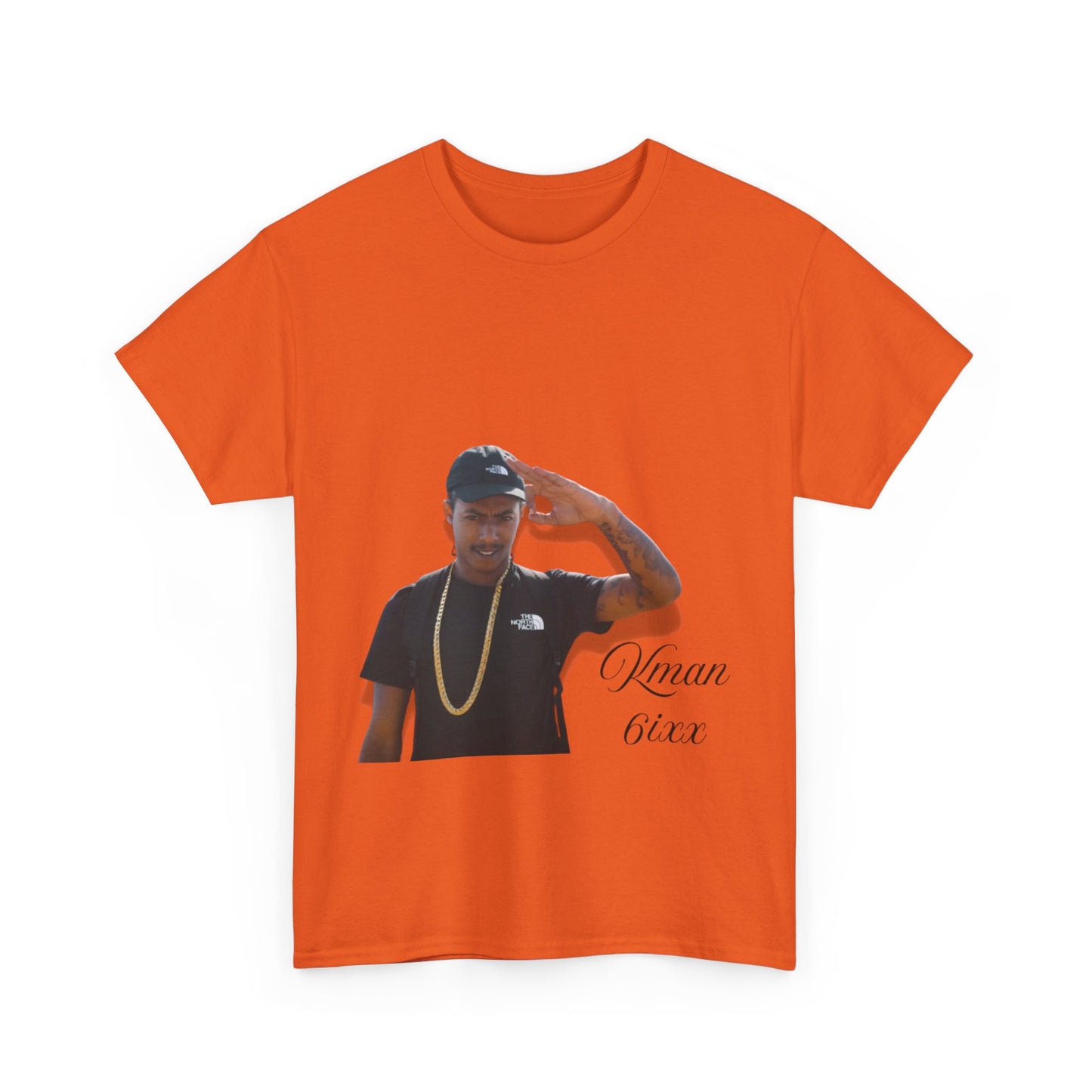 Kman 6ixx Graphic Tee, Unisex Cotton T-Shirt, Streetwear, Casual Outfits