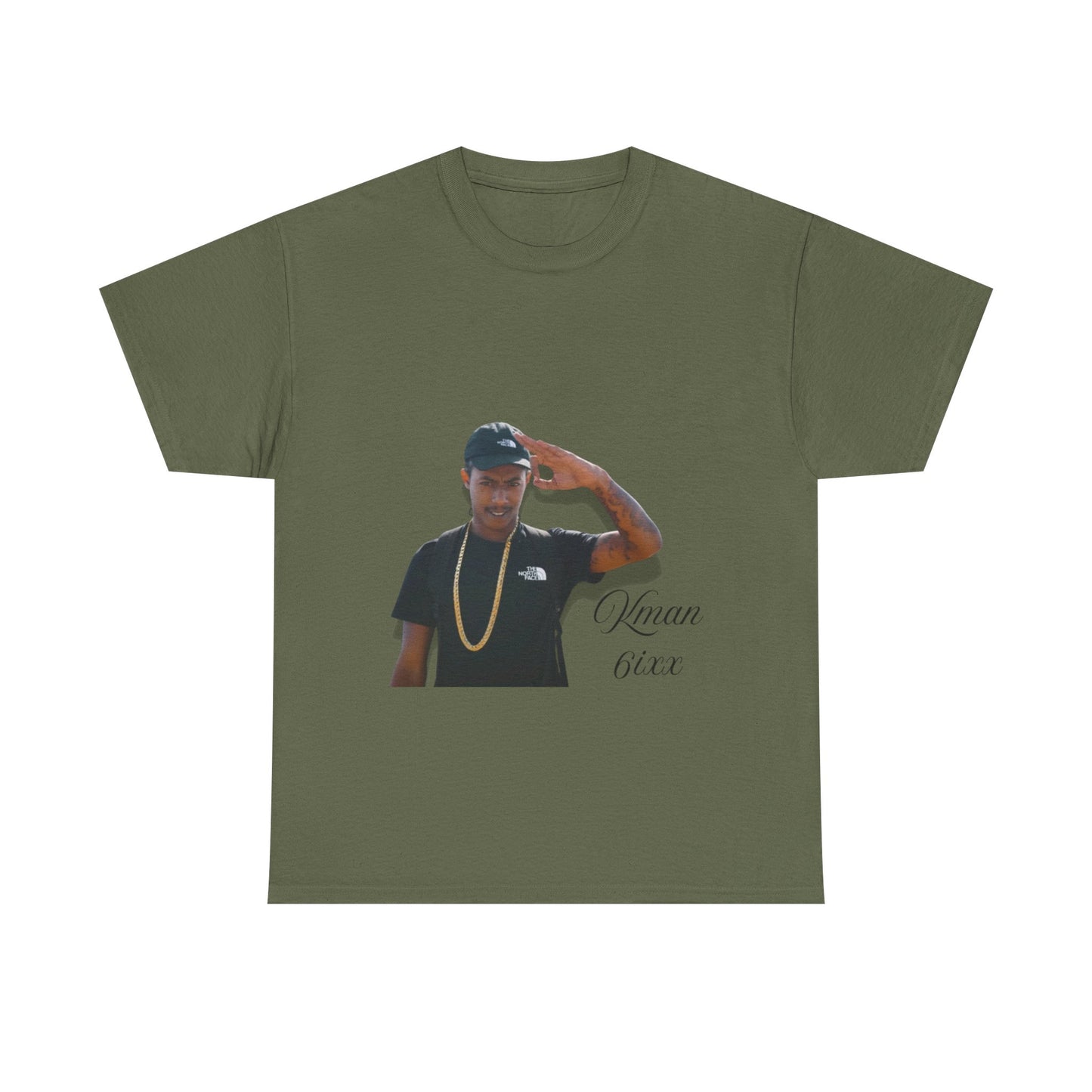 Kman 6ixx Graphic Tee, Unisex Cotton T-Shirt, Streetwear, Casual Outfits