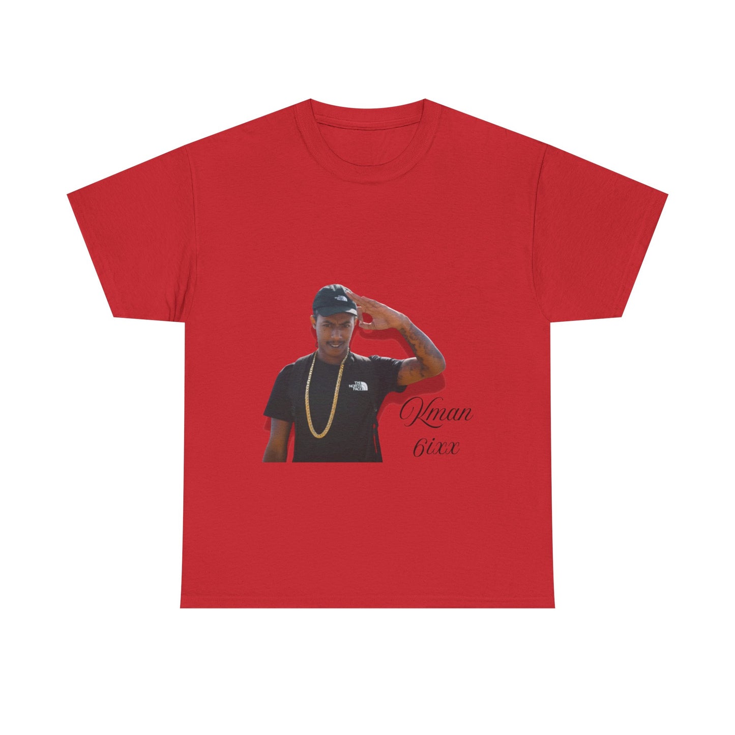 Kman 6ixx Graphic Tee, Unisex Cotton T-Shirt, Streetwear, Casual Outfits