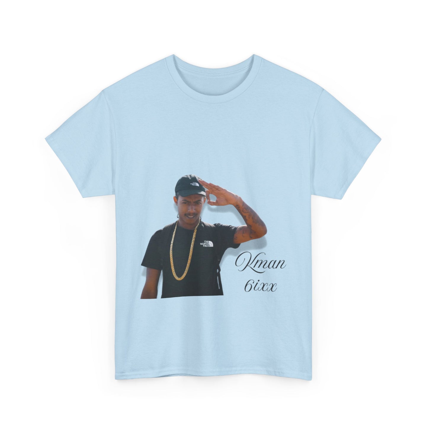 Kman 6ixx Graphic Tee, Unisex Cotton T-Shirt, Streetwear, Casual Outfits